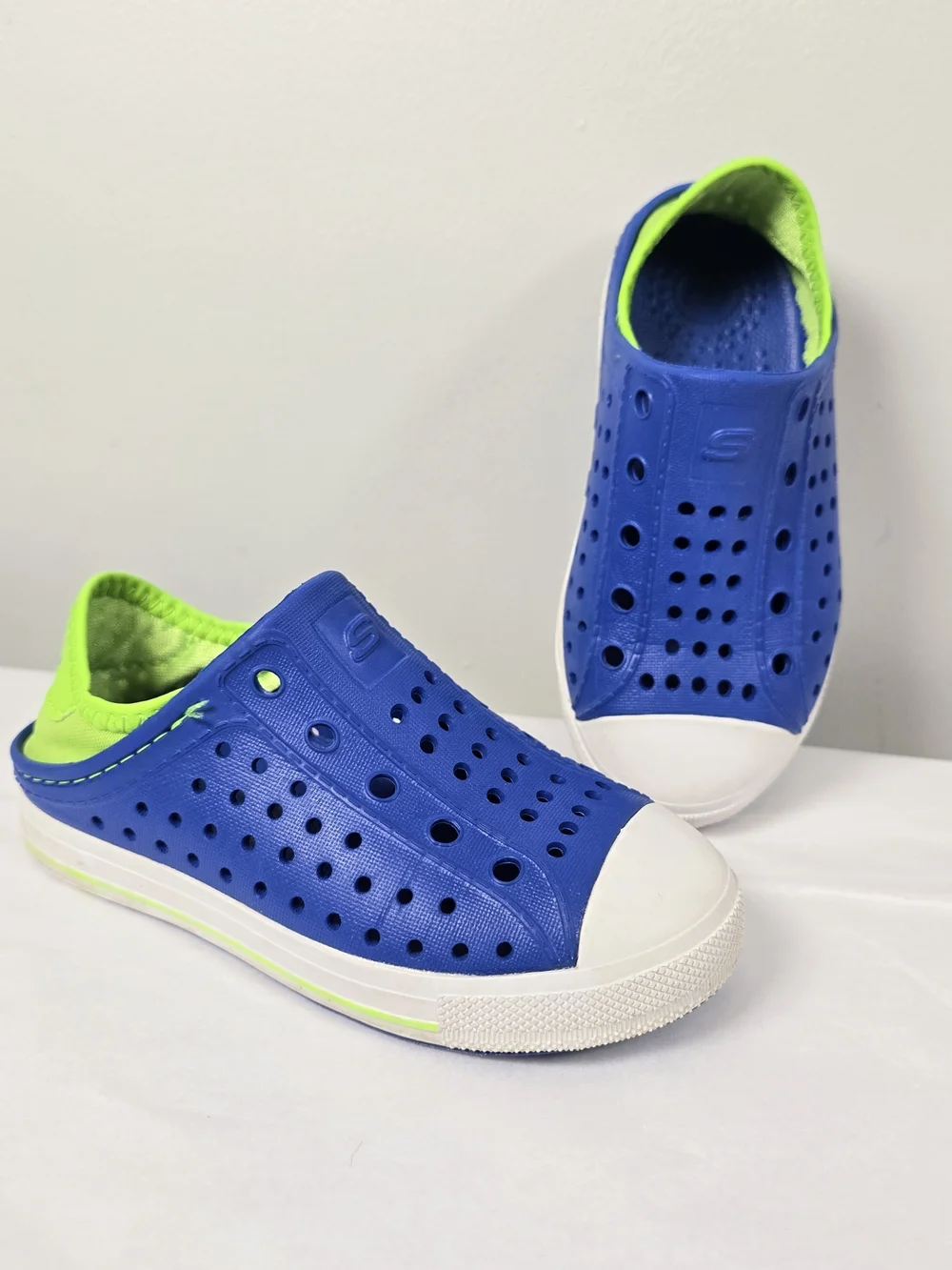 Skechers Kids Blue Slip-On Water-Friendly Sneakers